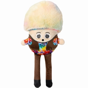 15% OFF: FuzzYard Rainbow Mushroom Plush Dog Toy