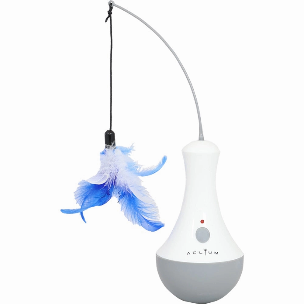 Aclium Spinning Tumbler With Teaser Cat Toy