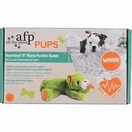 Afb Pups - Heartbeat"N" Warm Pacifier Buddy - Green