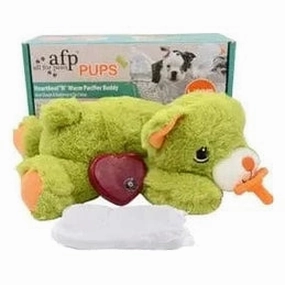 Afb Pups - Heartbeat"N" Warm Pacifier Buddy - Green