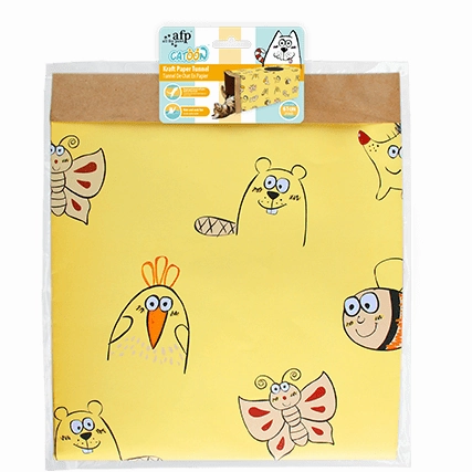 AFP Catoon - Kraft Paper Tunnel - Yellow