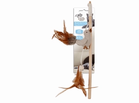 AFP Classic Comfort - Wood & Bird Feather Wand