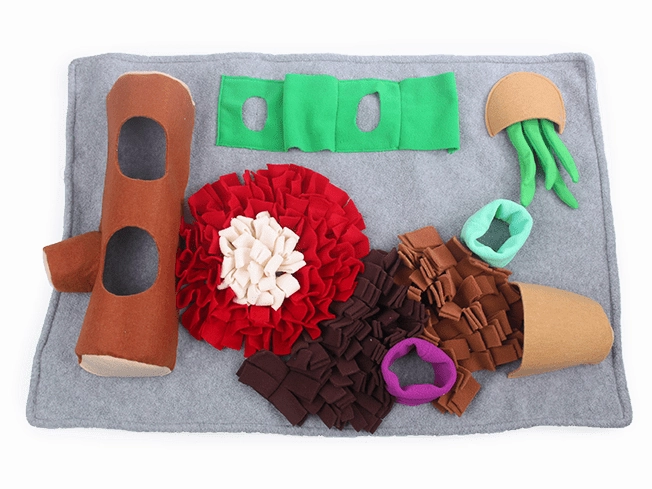 AFP Dig It-Fluffy Mat With Reccoon Toy