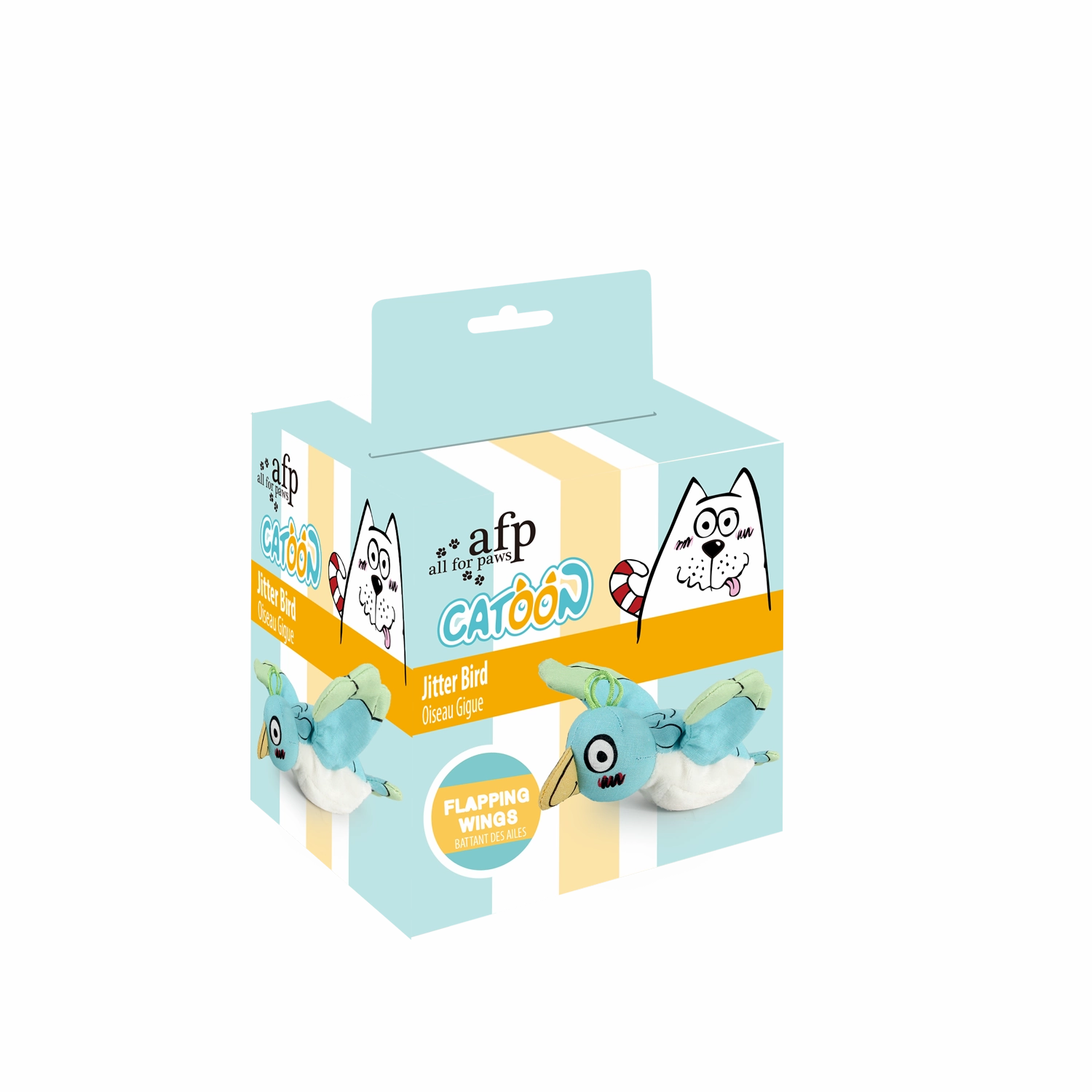 AFP Jittering Bird Pet Toy  (Turqoise)