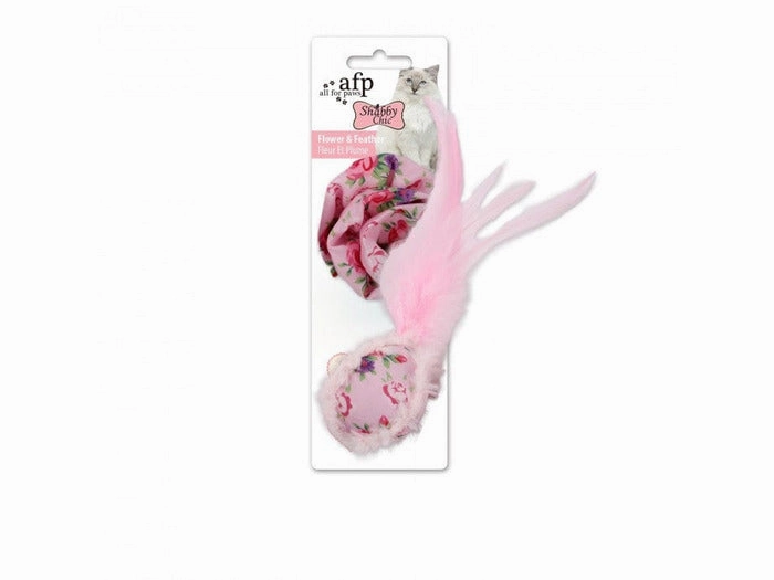 AFP Shabby Chic - Flower and Feather Balls (2 pack)
