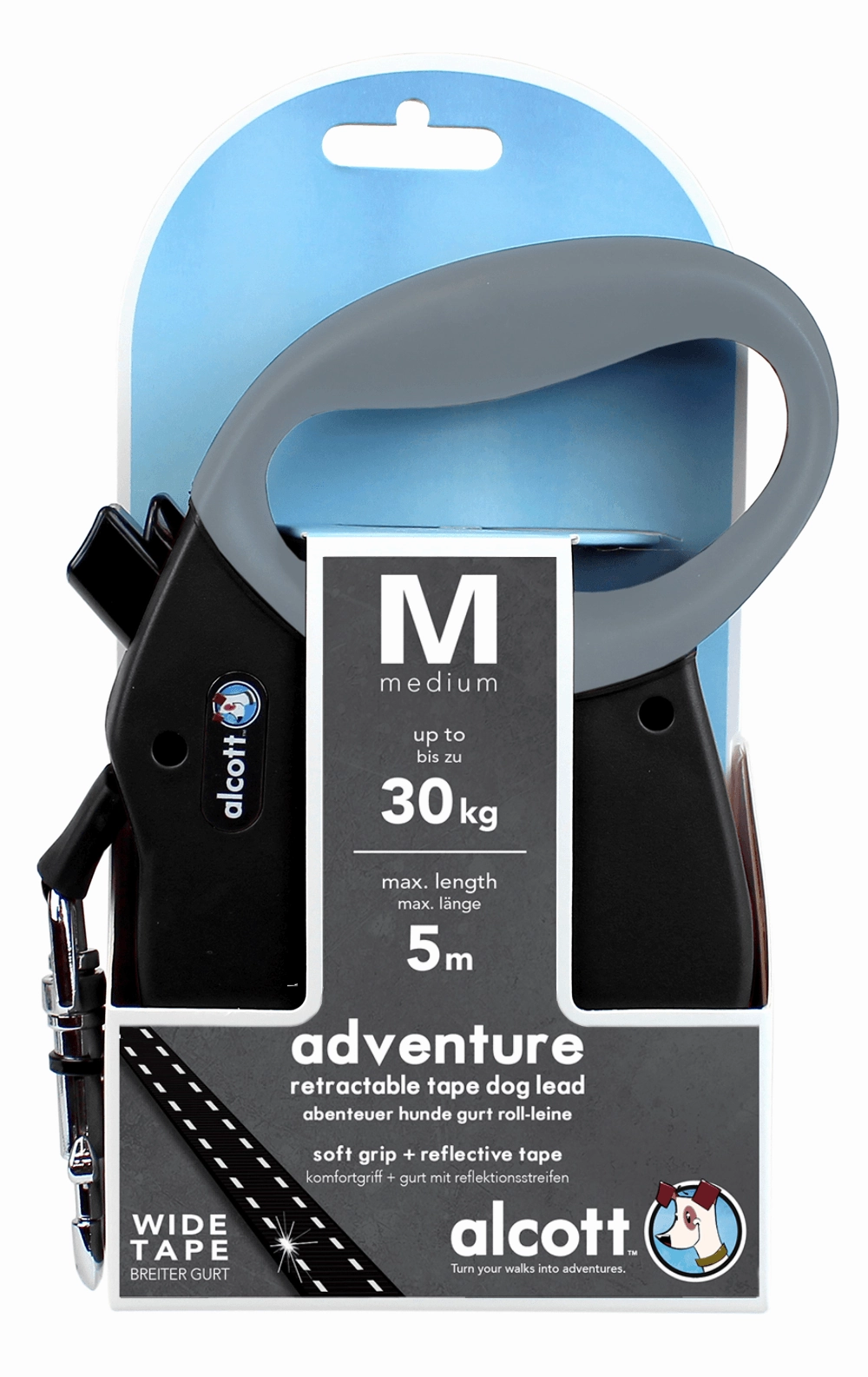 Alcott Adventure Retractable Leash for Dog