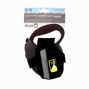 Alcott Luggage for retractable leash, Small/Medium - Black