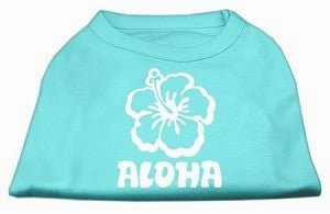 Aloha Flower Screen Print Shirt in Many Colors