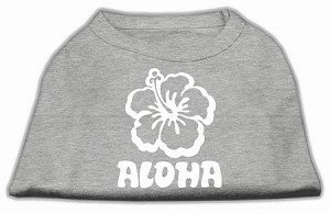 Aloha Flower Screen Print Shirt in Many Colors