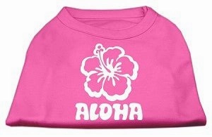 Aloha Flower Screen Print Shirt in Many Colors