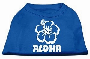 Aloha Flower Screen Print Shirt in Many Colors