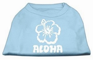 Aloha Flower Screen Print Shirt in Many Colors