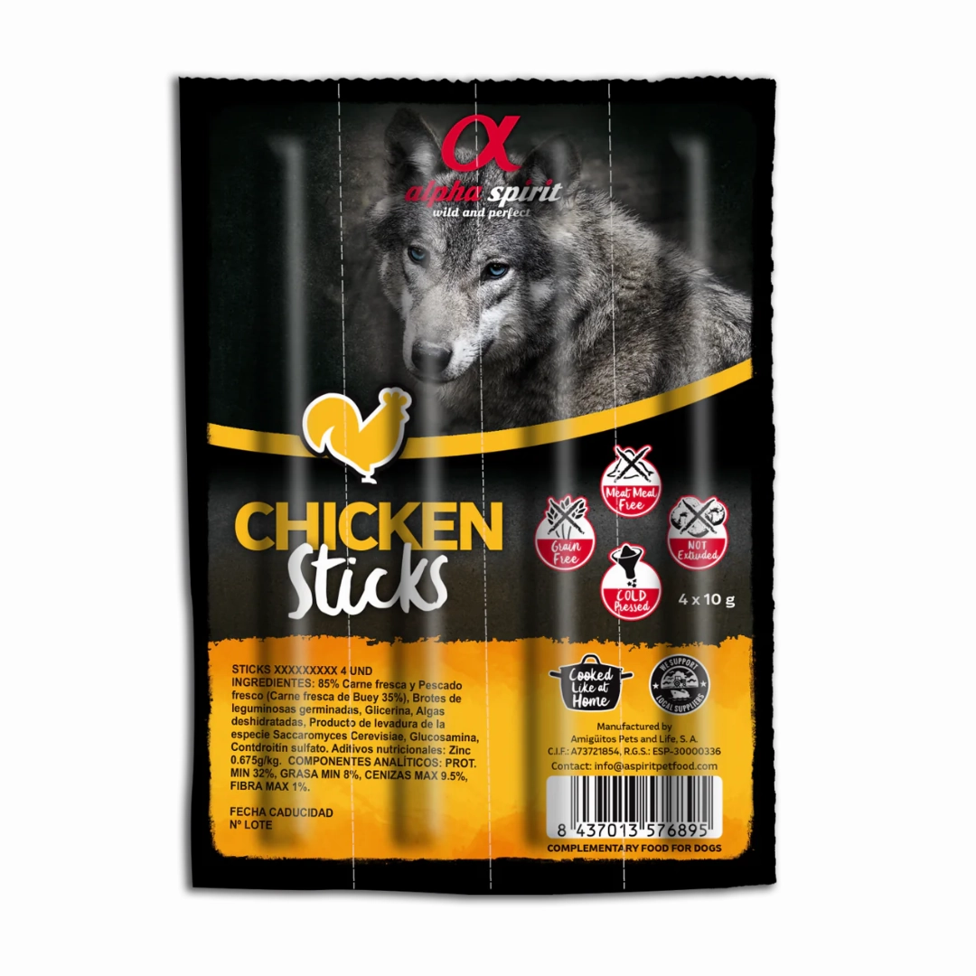 Alpha Spirit Chicken Stick Dog Treats