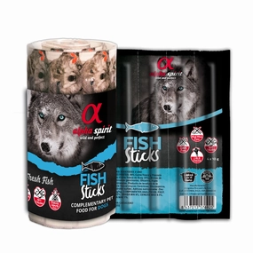 Alpha Spirit Fish Stick Dog Treats