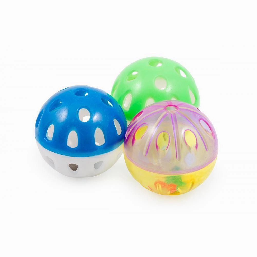 Ancol Plastic Ball & Bell