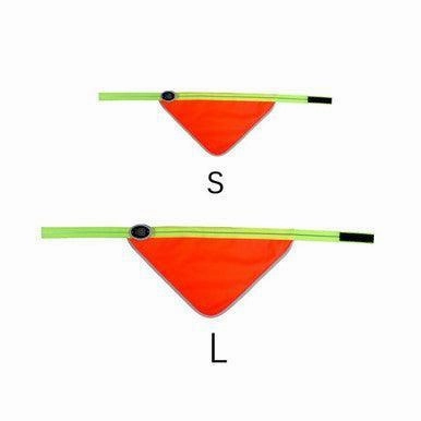 Animal Instincts Flashing & Reflective Bandana  Orange/Yellow M/L