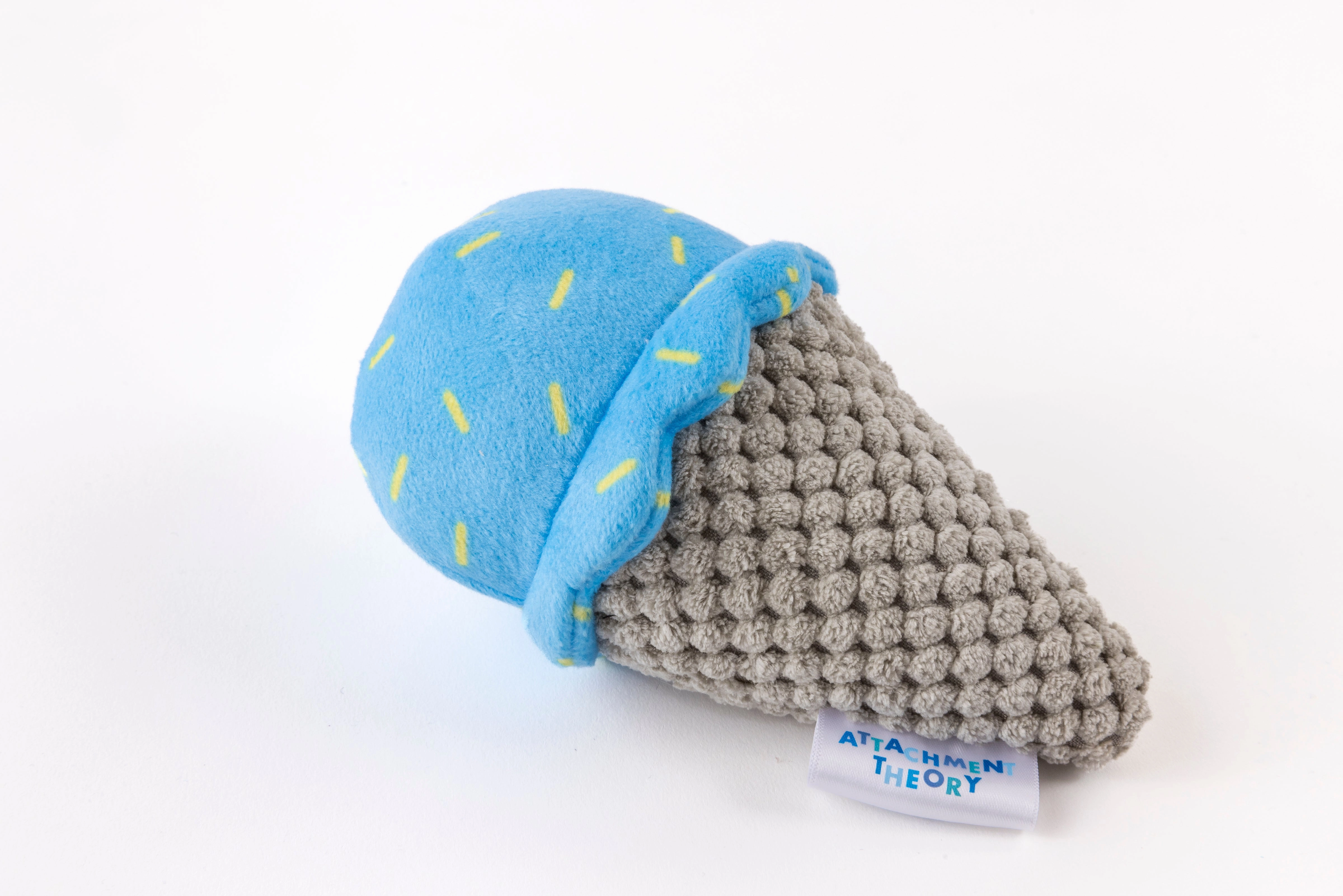 Attachment Theory Plush Let's Pawty! Ice Cream Cone Toy for Dogs