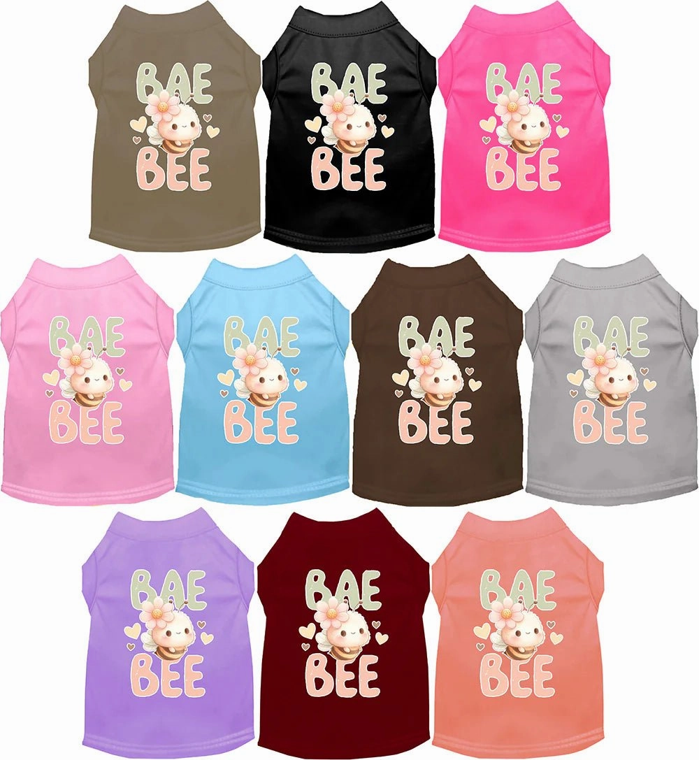 BaeBee Screen Print Dog Shirt in Many Colors