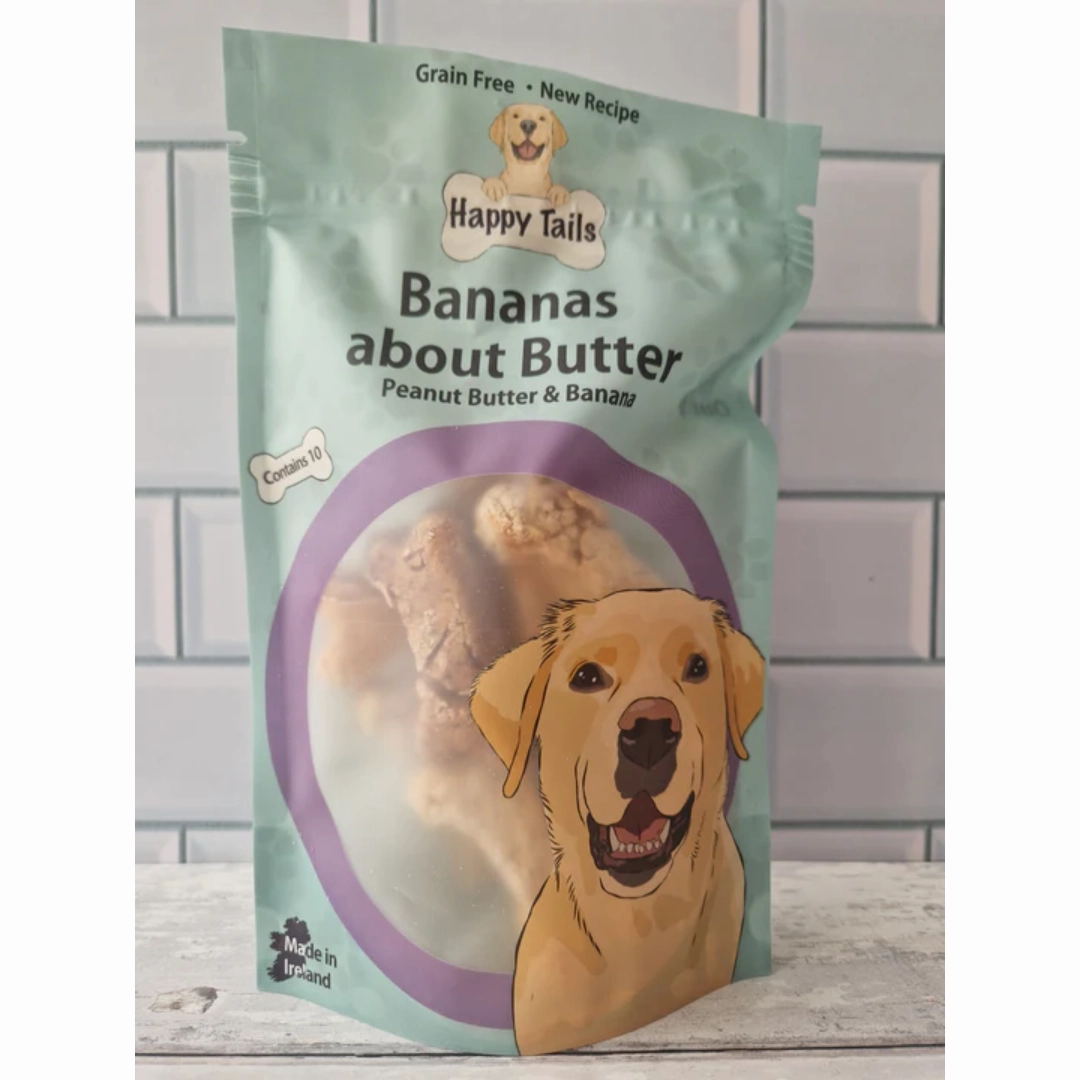 Bananas About Butter Happy Tails Barkery Dog Treats