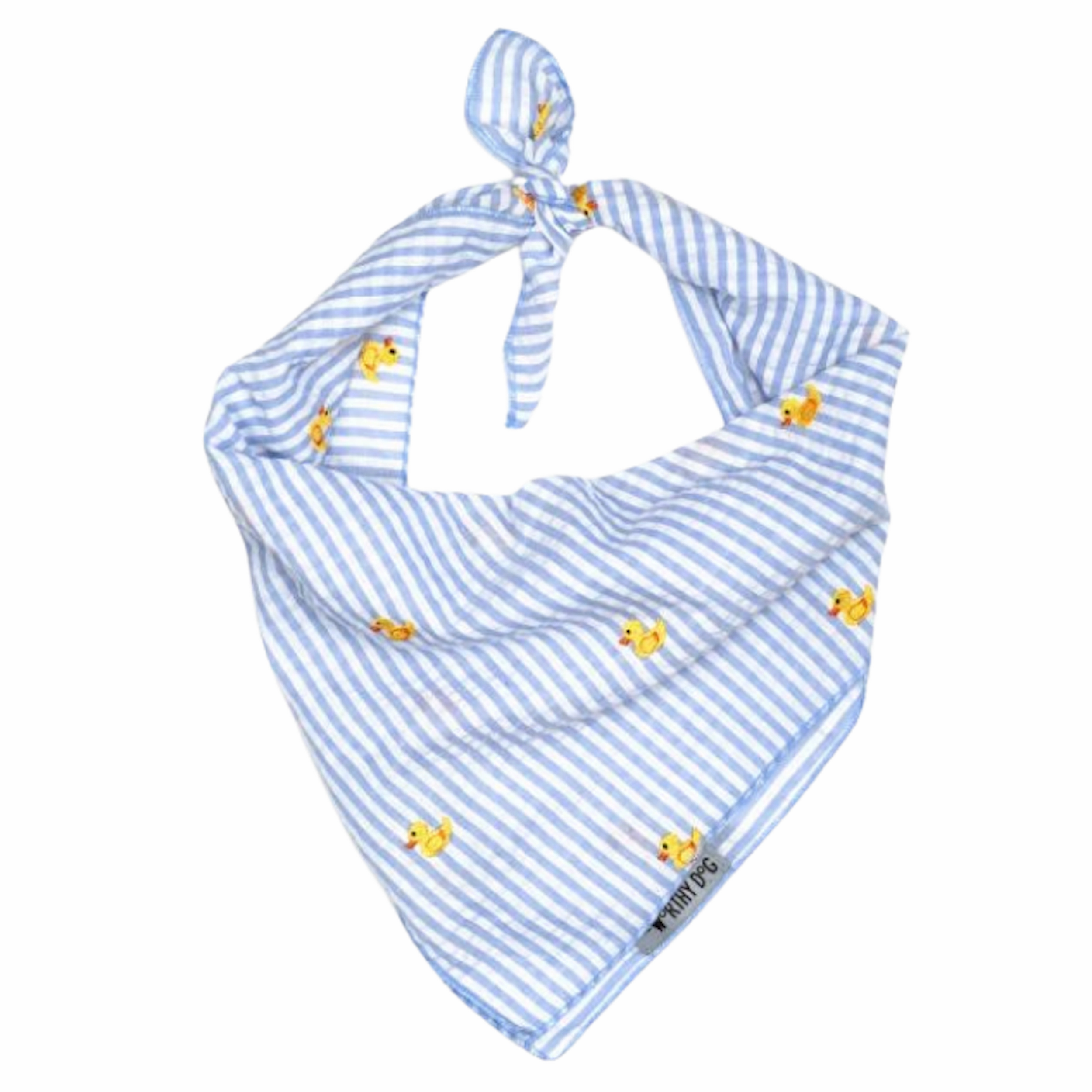 Bandana | Blue Stripe Rubber Duck