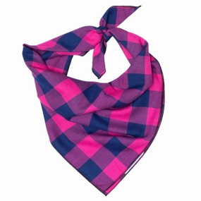 Bandana | Buffalo Check Pink & Navy