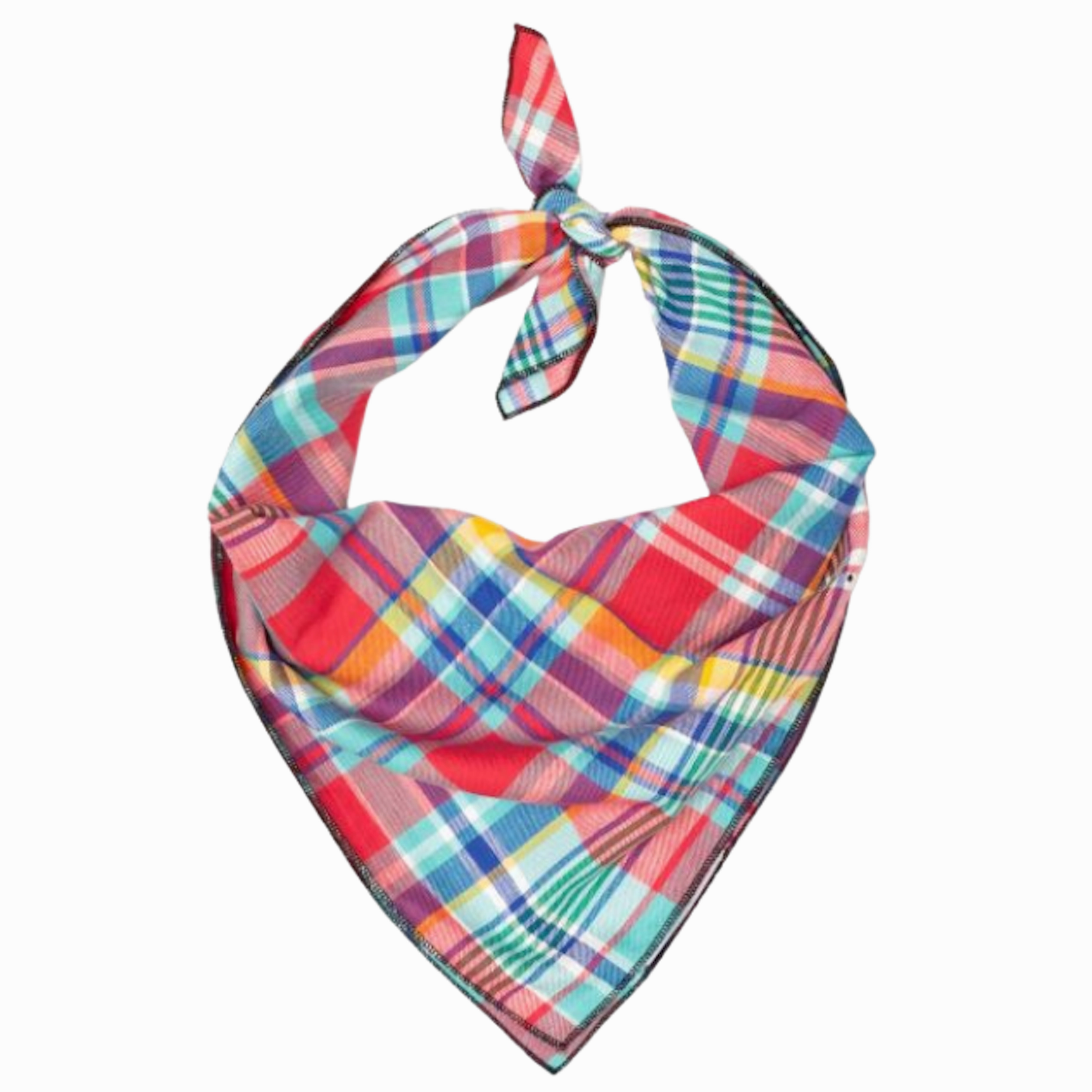 Bandana | Coral Plaid