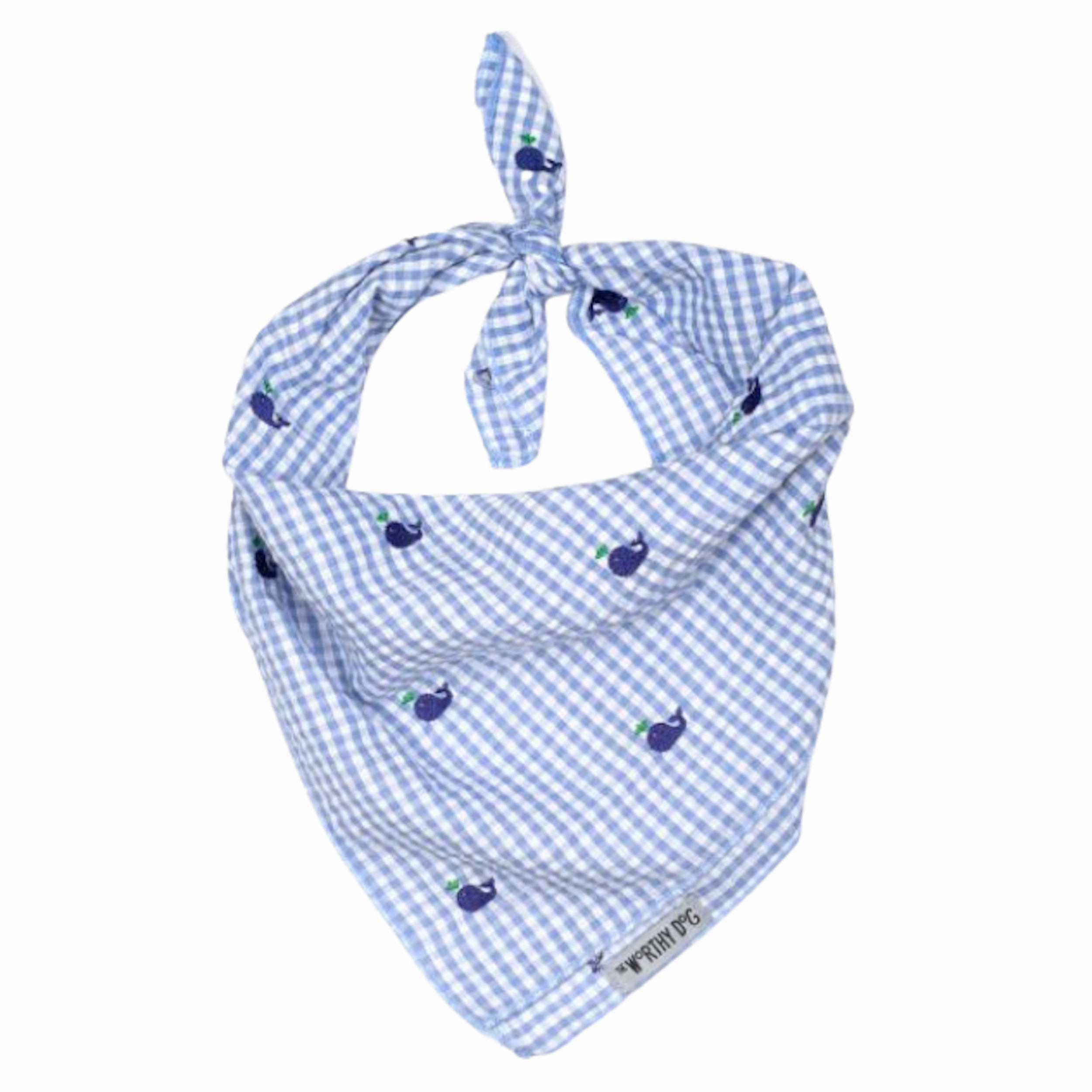 Bandana | Gingham Whales