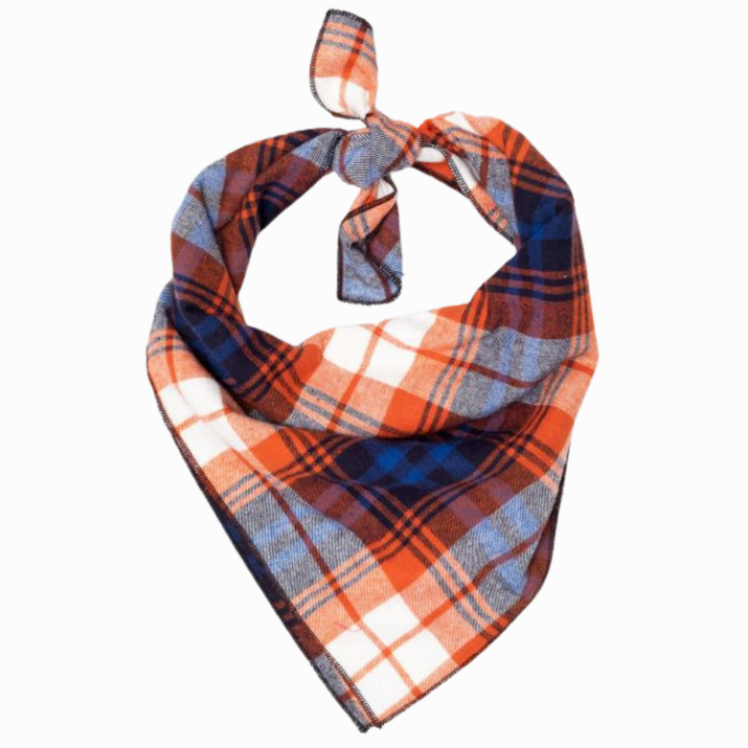 Bandana | Rust & Navy Plaid