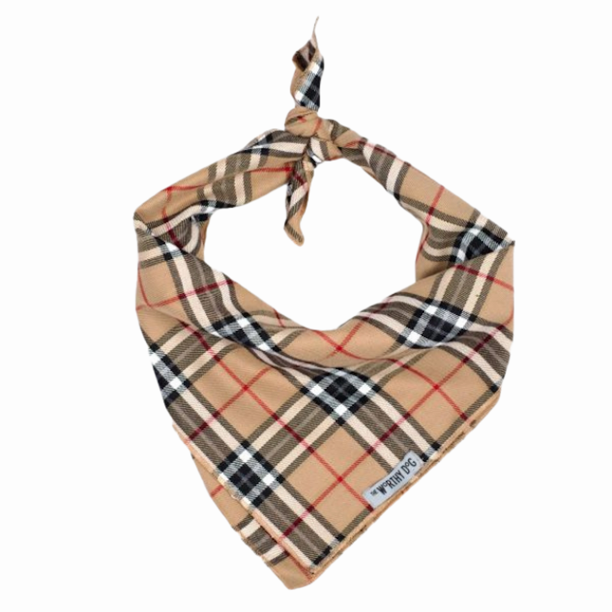 Bandana | Tan Plaid