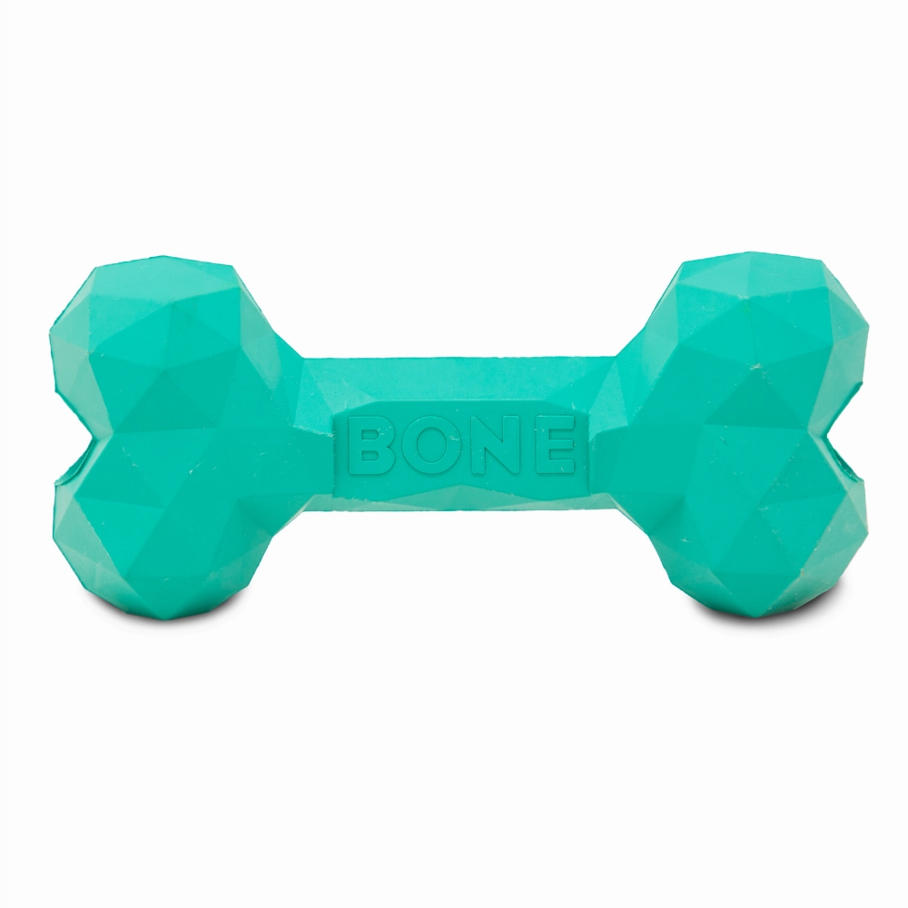Barkbutler Chu the bone Treat Dispensing Toy for Dogs (Green)