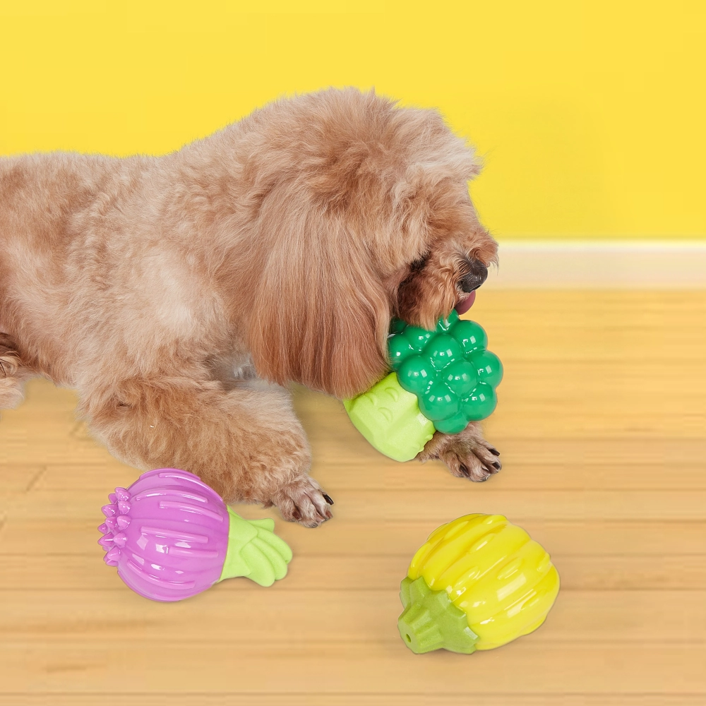 Barkbutler x Fofos Giggling Vegi Bites Pumpkin Squeaky Chew Toy for Dogs