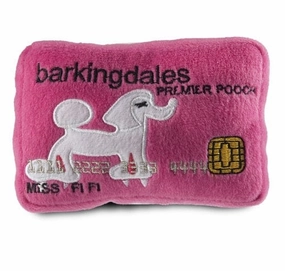 Barkingdales Credit Card Plush Dog Toy