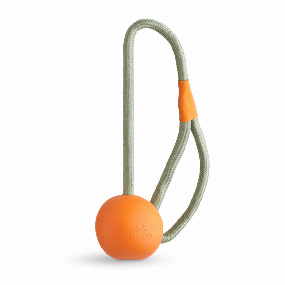 Beco Orange Rubber Slinger Ball
