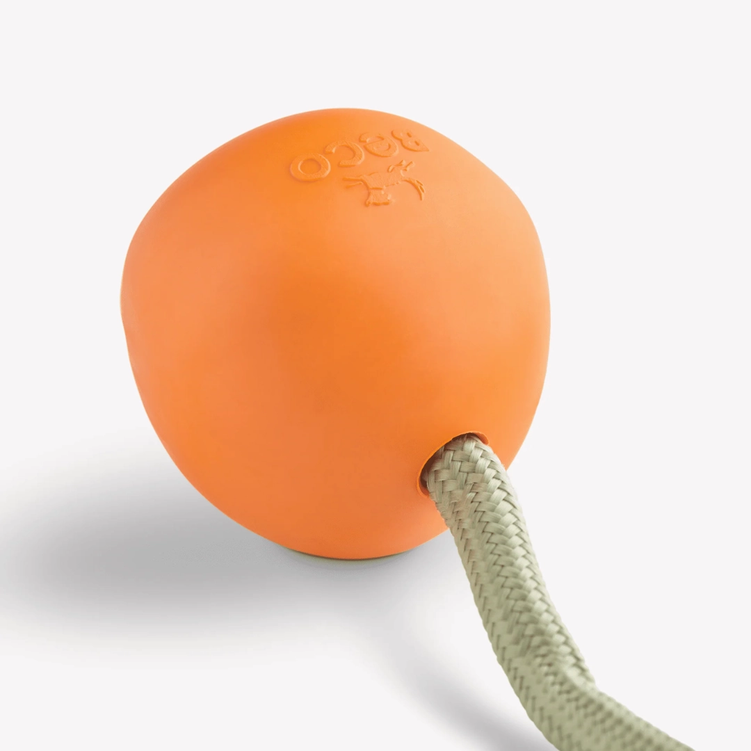 Beco Orange Rubber Slinger Ball