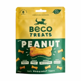 Beco Peanut with Coconut & Turmeric Dog Treats