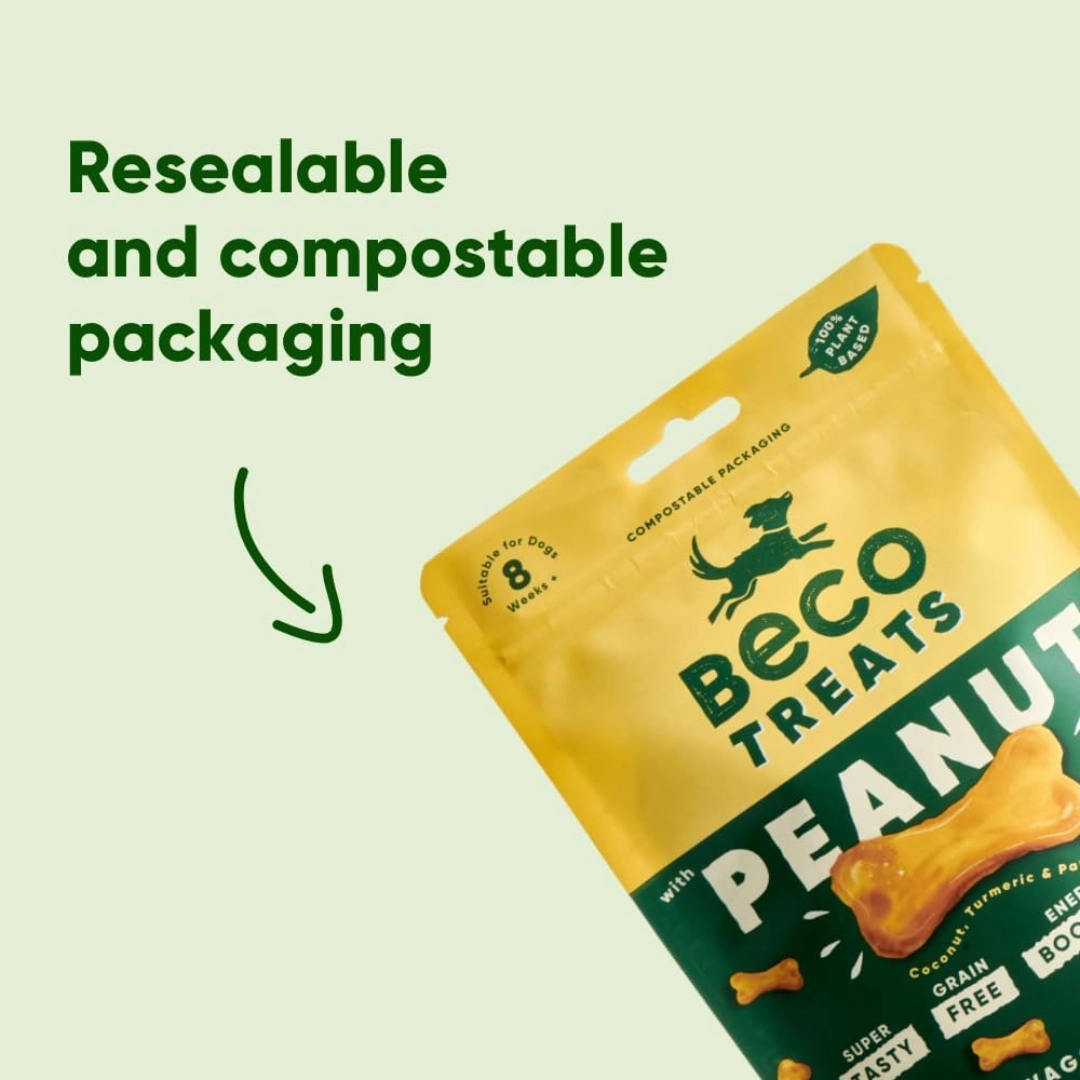 Beco Peanut with Coconut & Turmeric Dog Treats