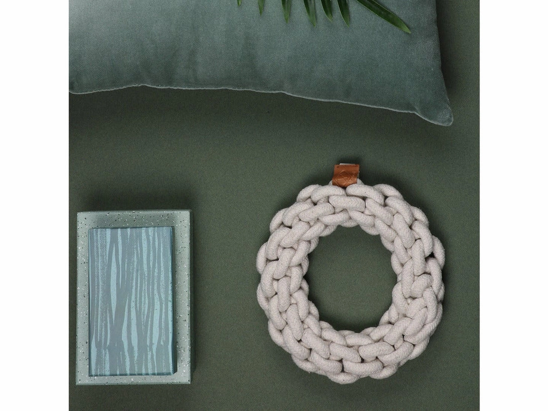 Ben Braided Ring 19Cm/10Mm Beige