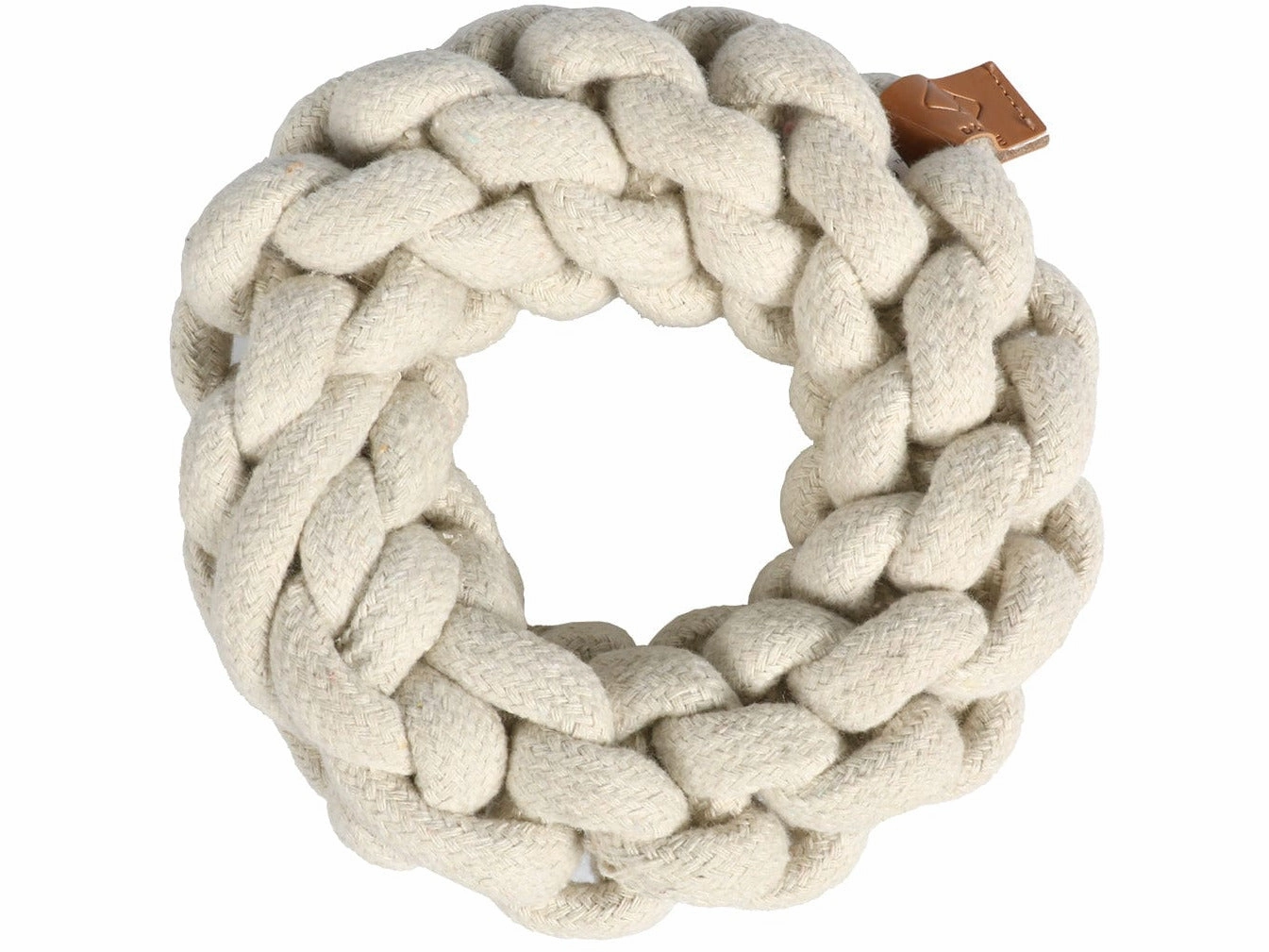 Ben Braided Ring 19Cm/10Mm Beige
