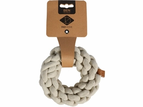 Ben Braided Ring 19Cm/10Mm Beige