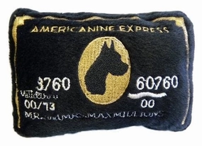 Black Credit Card Luxury Dog Toy