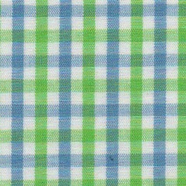 Blue and Green Gingham Seersucker Dog Bow Tie Collar