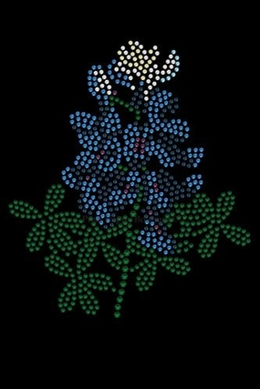 Bluebonnet Rhinestone Bandana- Many Colors