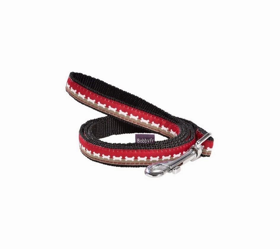 Bobby Bonjour Leash - Red/L