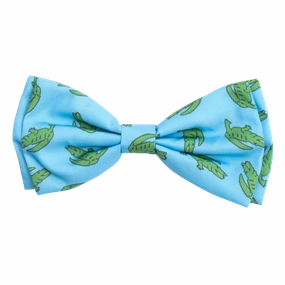 Bow Tie | Alligators Blue & Lime