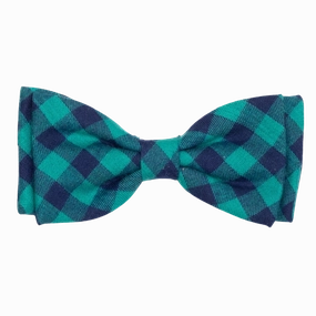 Bow Tie | Bias Buffalo Plaid Navy & Green