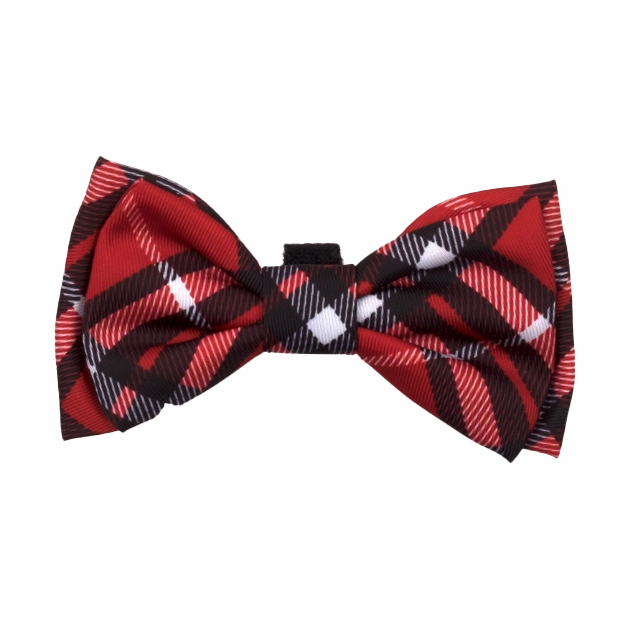 Bow Tie | Bias Plaid Red