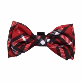 Bow Tie | Bias Plaid Red