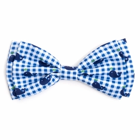 Bow Tie | Gingham Whales
