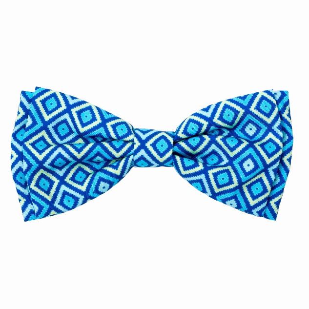 Bow Tie | Graphic Diamond Blue