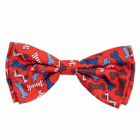 Bow Tie | Preppy Bones Red